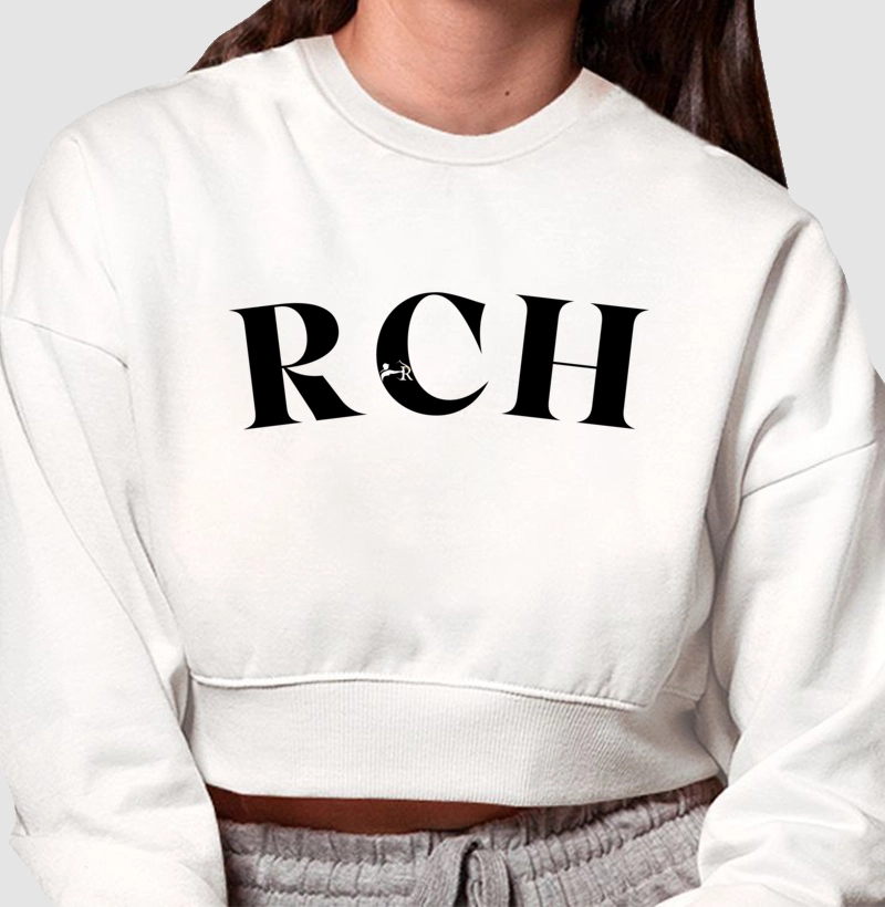 MOLETOM CROPPED REACH SIGLAS