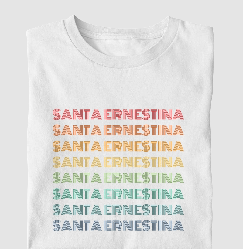 Santa Ernestina Letreiro Retrô