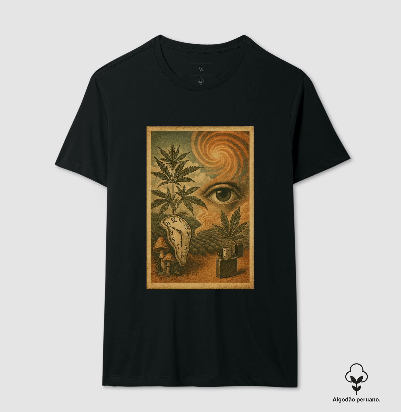 Camiseta algodão peruano - Dalí