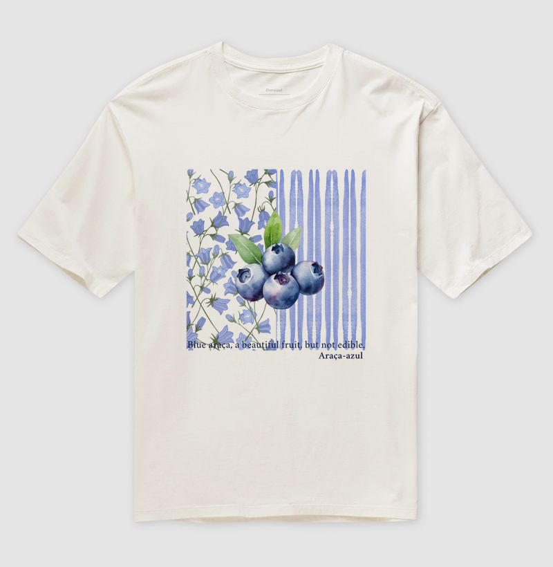 T-shirt araça-azul
