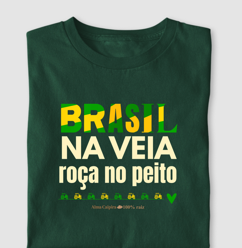 Brasil na veia, roça no peito