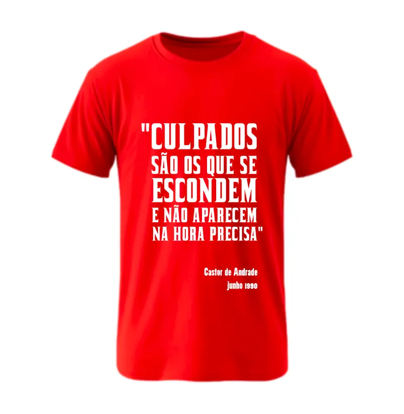 Culpados são os que se escondem e não aparecem na hora precisa.
