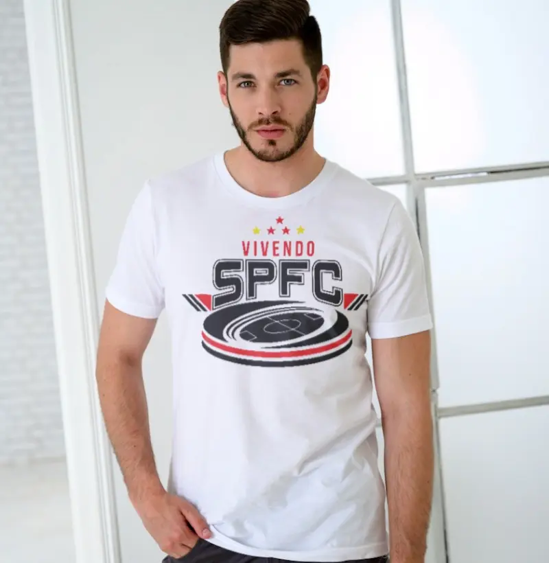 T-Shirt Vivendo São Paulo (Branca)