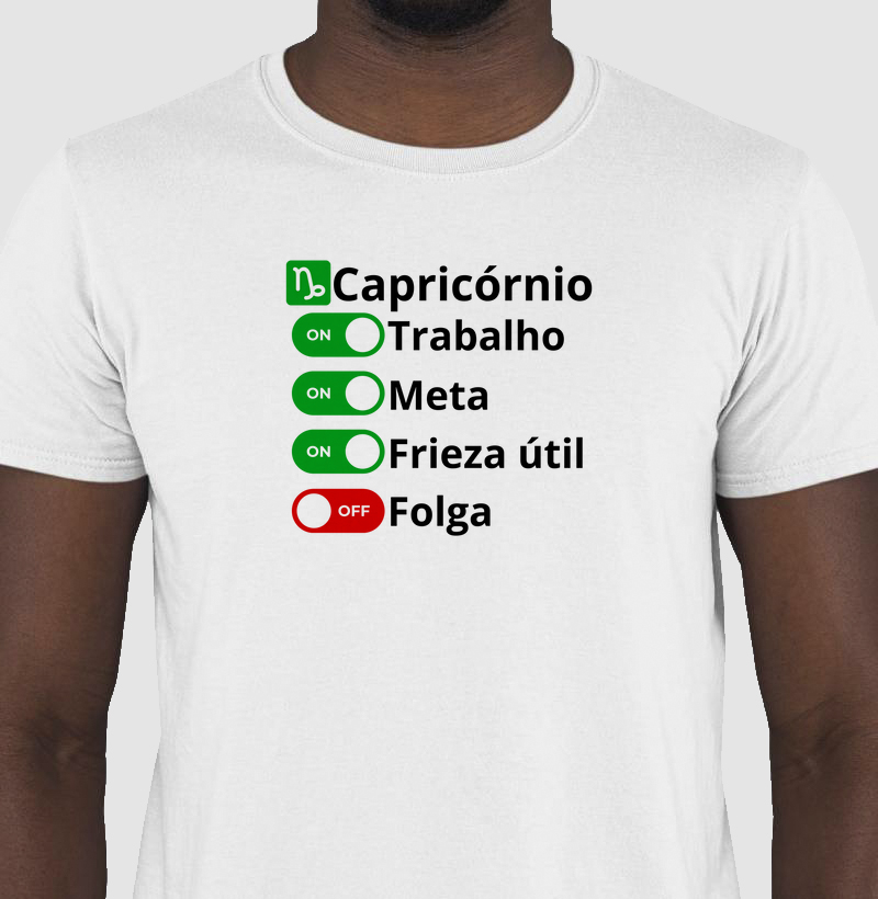 Camiseta Capricórnio CEO