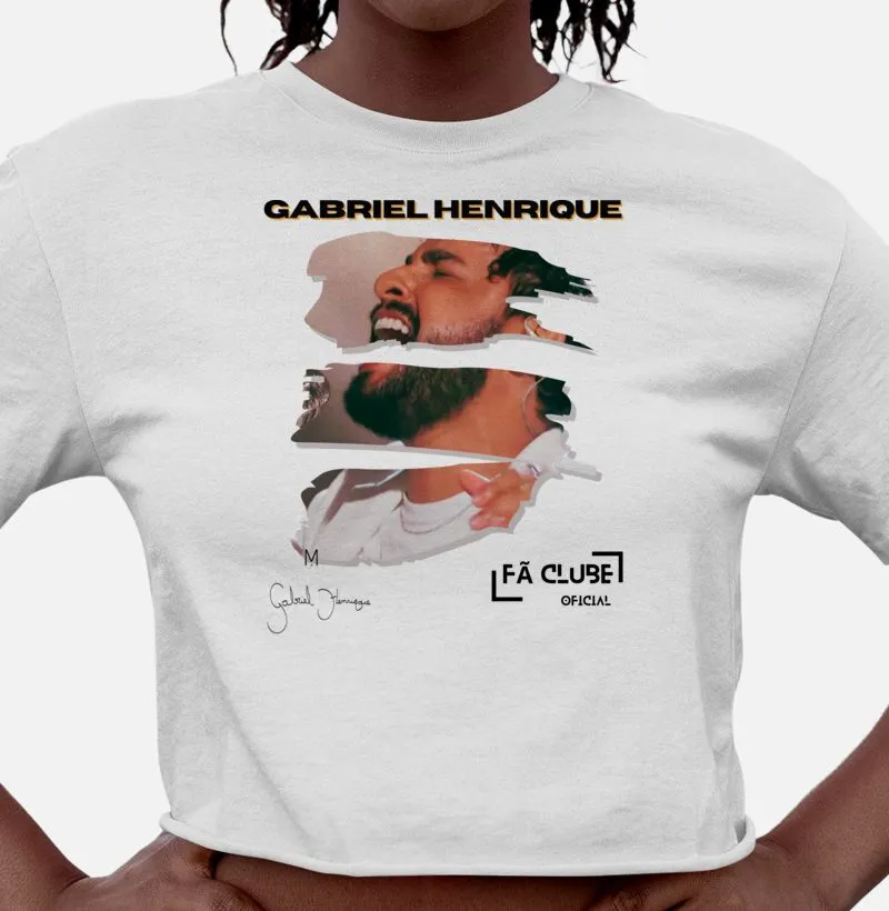 Gabriel Henrique - Camiseta Cropped - Beautiful Collection - Fã Clube Oficial
