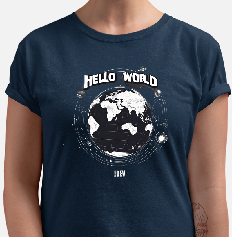 CAMISA HELLO WORLD