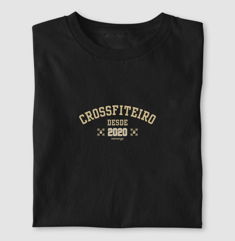 "Crossfiteiro Desde 2020" - ANO Personalizável  (ANTES DE COMPRAR NOS ENVIE PELO WHATSAPP O ANO QUE DESEJA NA ESTAMPA) - 83 9 9677 1628