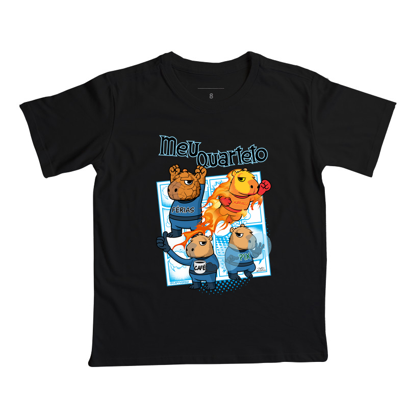 Camiseta Capivara Quarteto