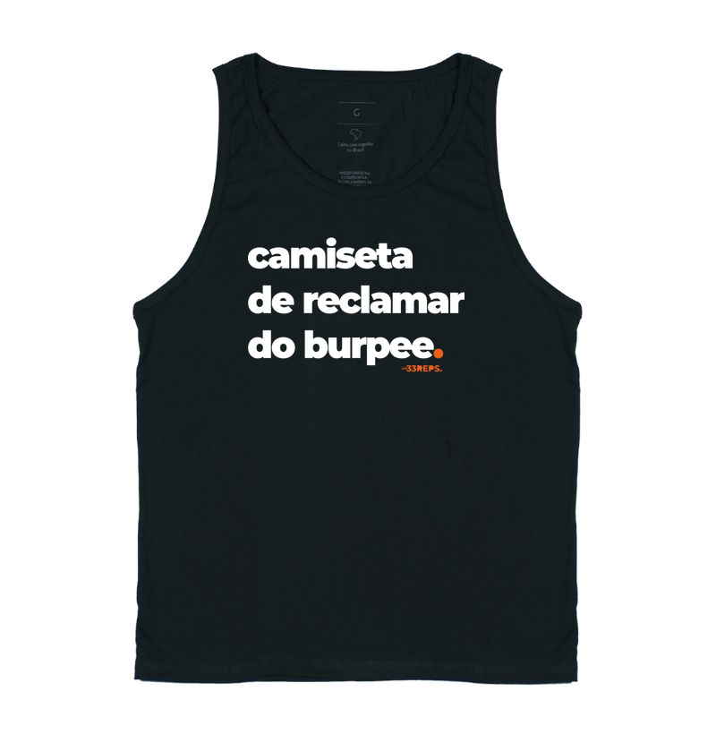 camiseta de reclamar do burpee