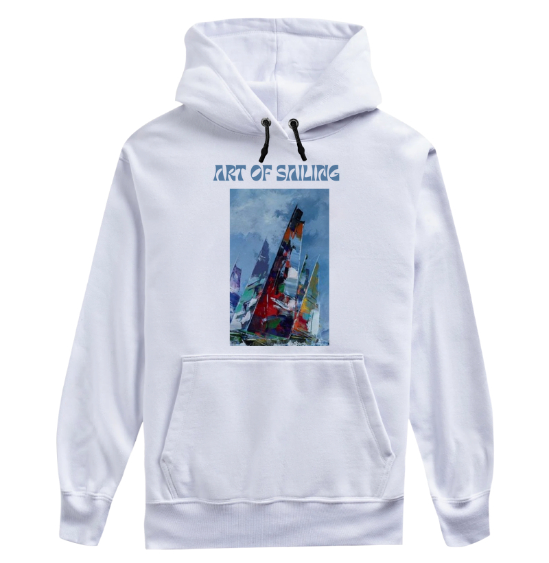 Estampa "Art of Sailing" com Pintura Terreal