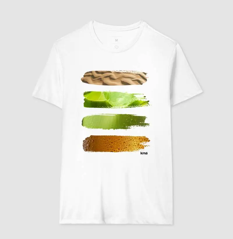 Camiseta Pé na Areia, Caipirinha, Água de coco & Cervejinha