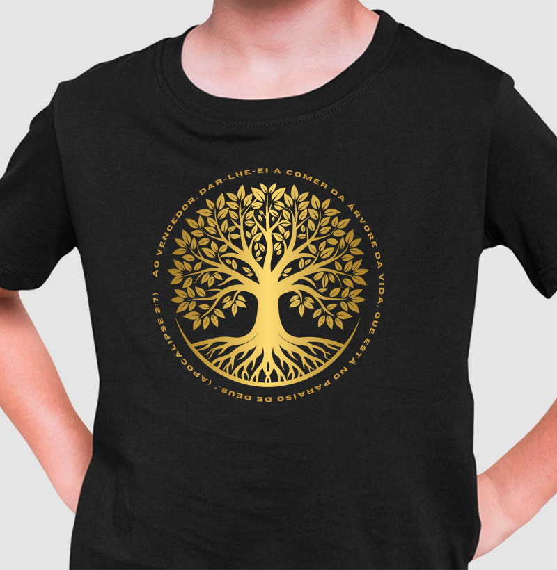 Camiseta Infantil Árvore da Vida