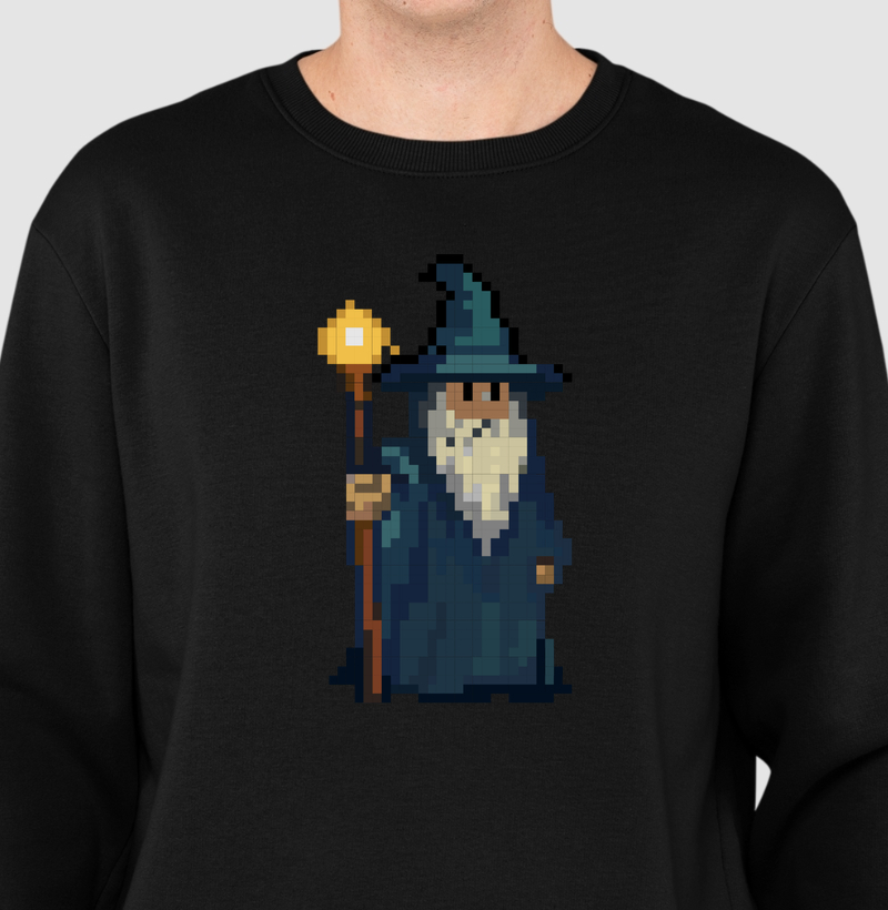 Arcane Pixel Wizard – Think Tee