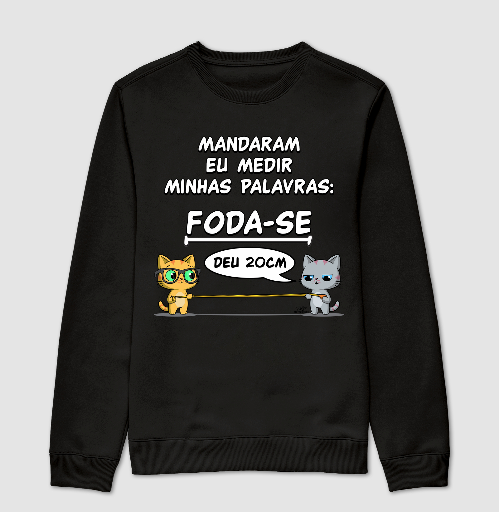 Camiseta Gato Sincero Medir Palavras