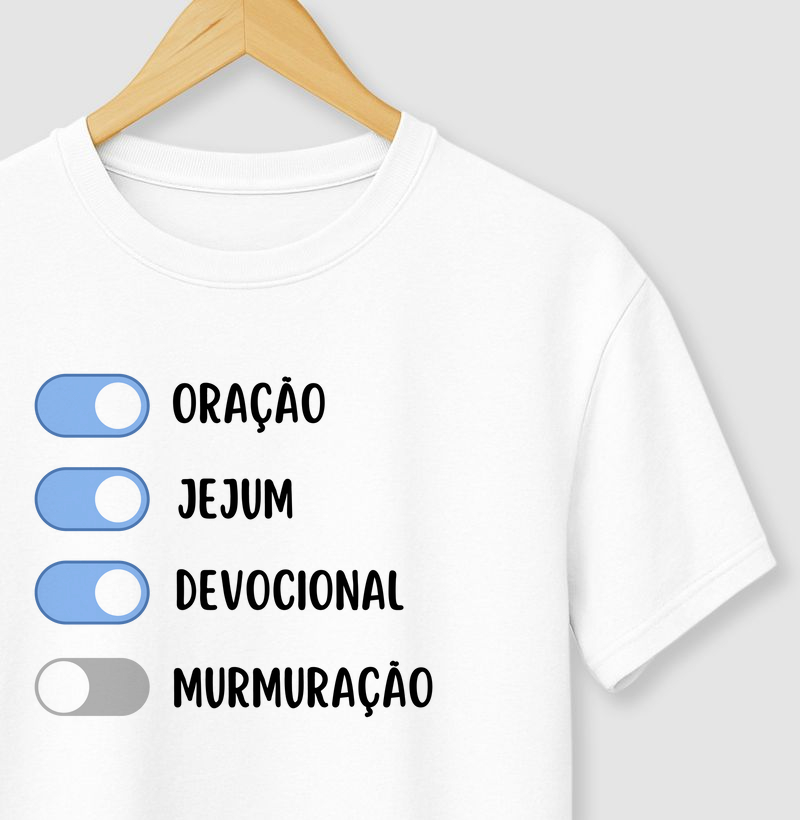 CAMISETA MINHAS CONFIGURAÇÕES