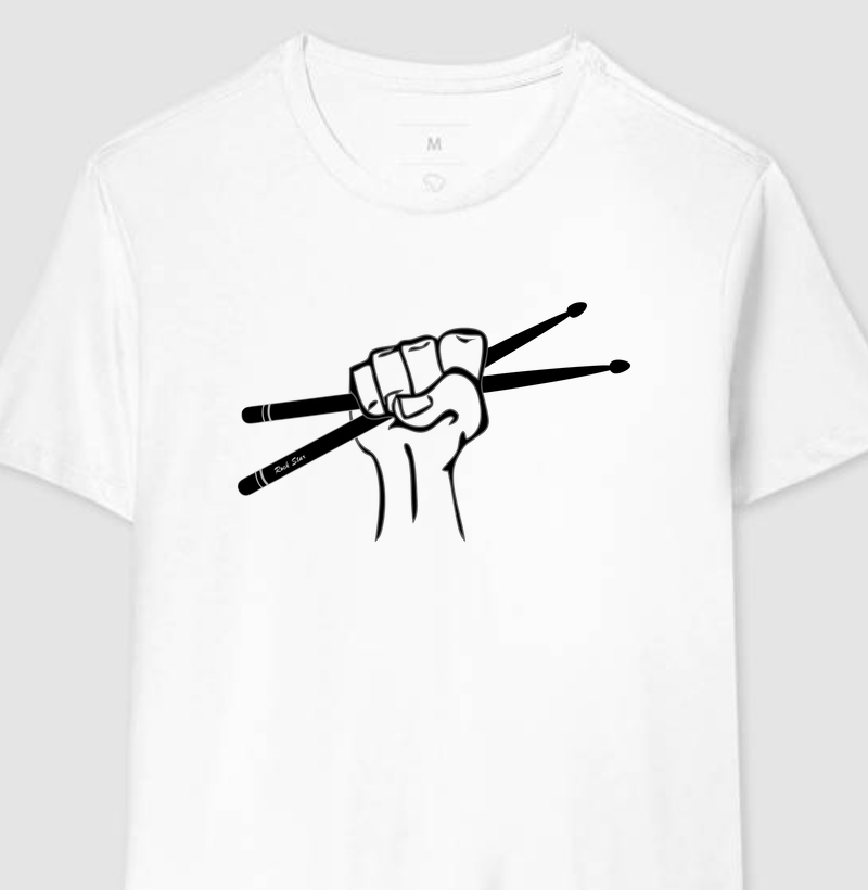 Camiseta Baqueta Rock Star