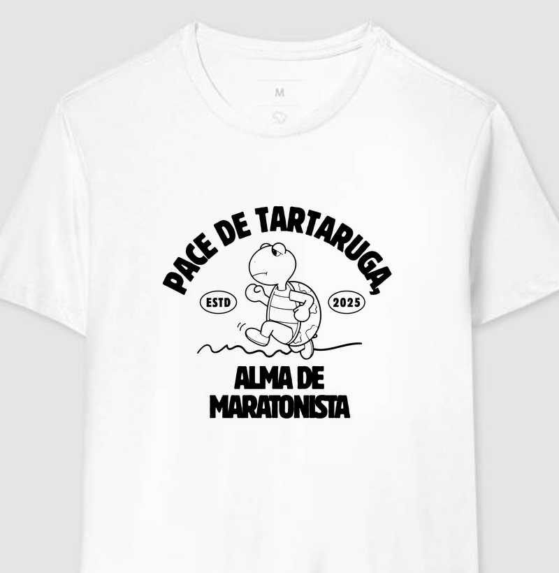 Pace de tartaruga, alma de maratonista