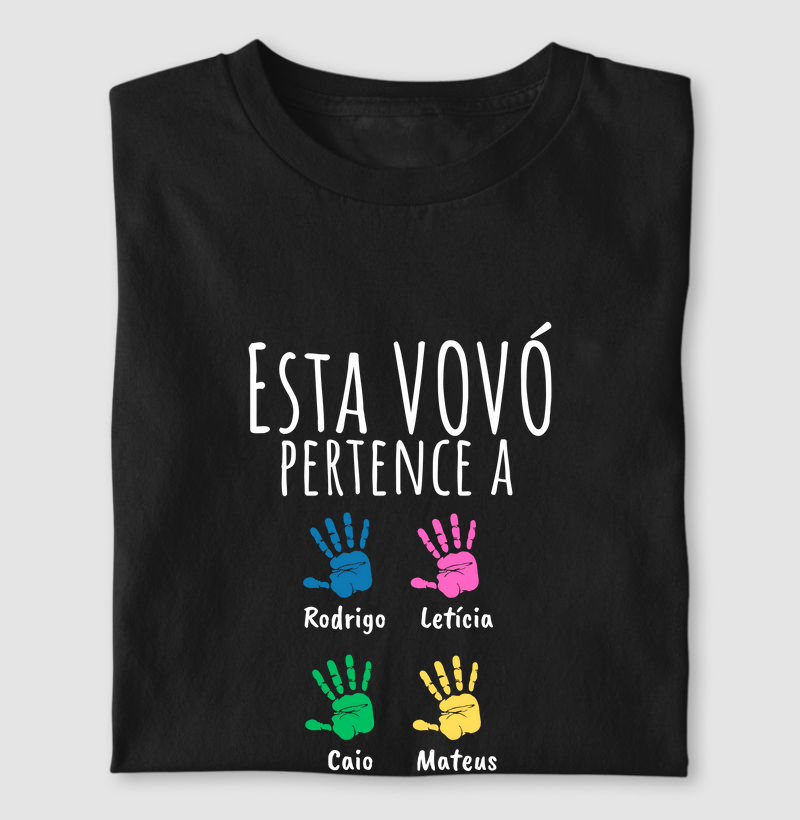Esta Vovó pertence a: Rodrigo, Letícia, Caio e Mateus