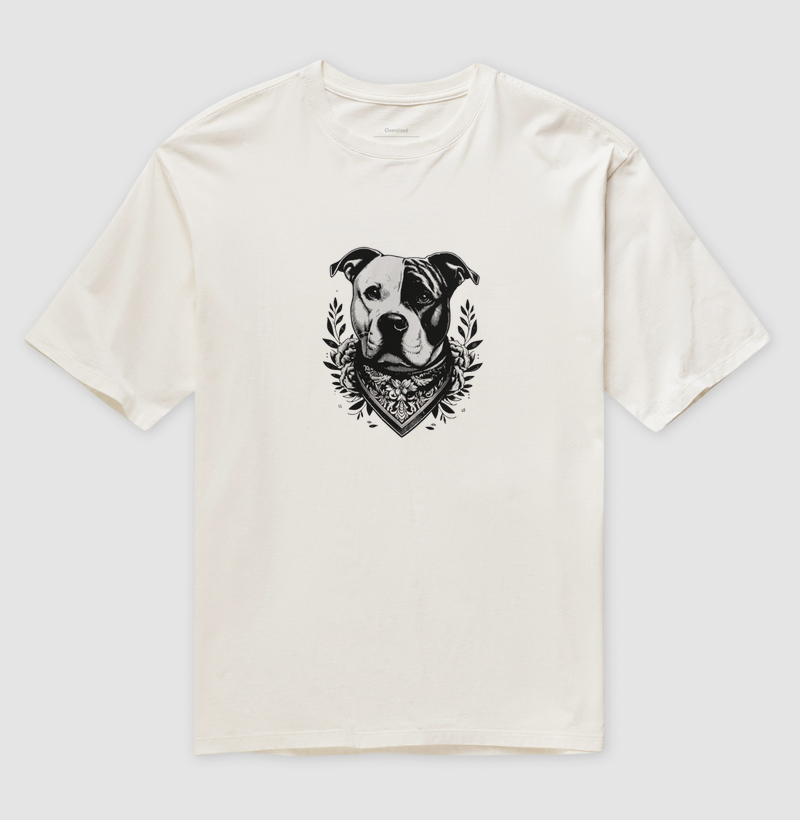 Pit bull com bandana 