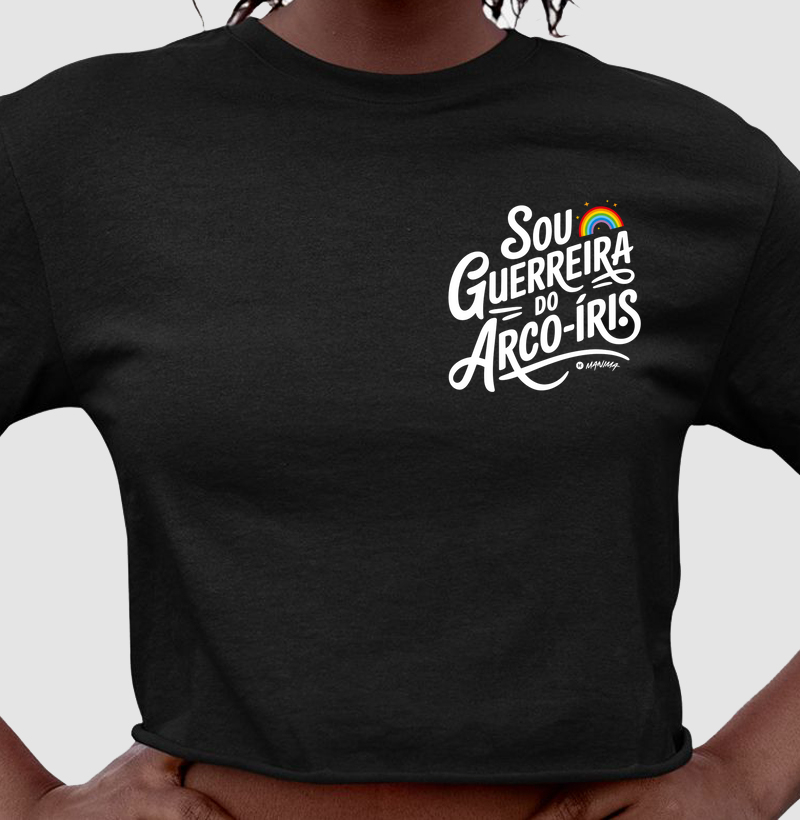 Sou Guerreira do Arco-Íris Minimalista