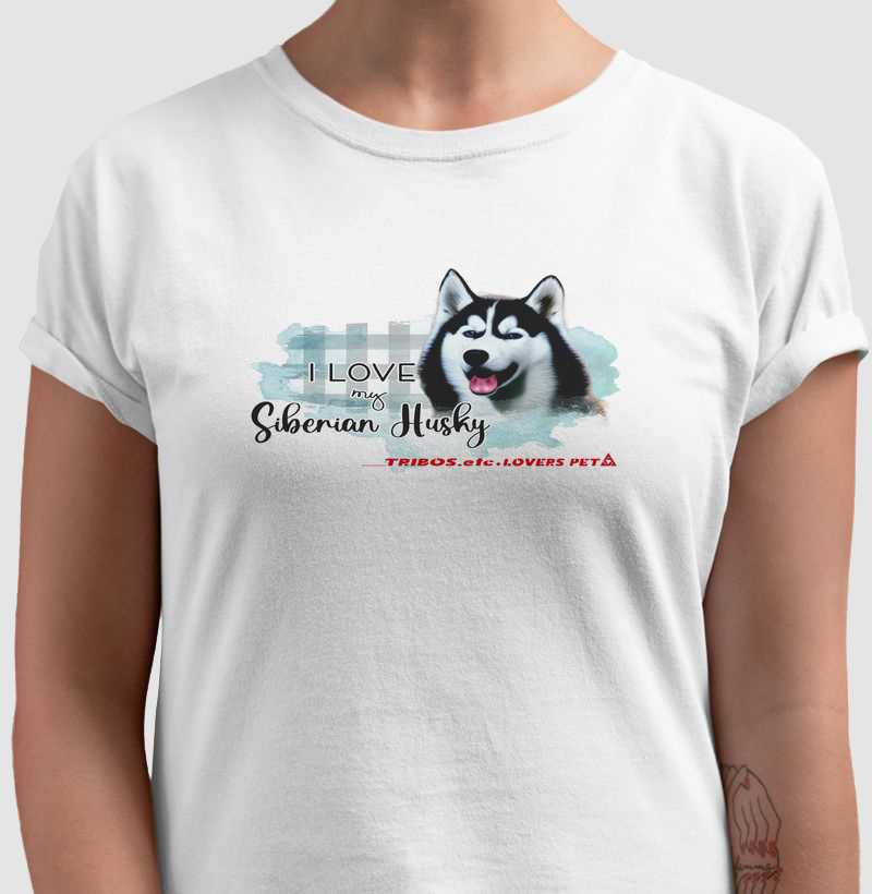 CAMISETA RESERVA.INK MASCULINA E FEMININA TRIBOS.etc PET DOG HASKY