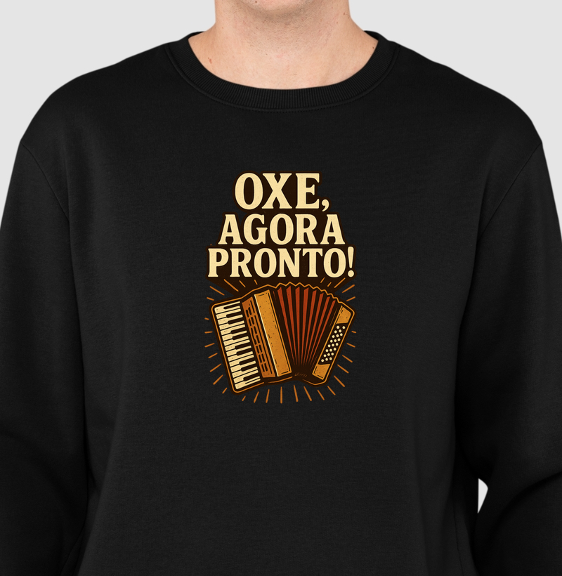 Oxe, agora pronto sanfona!