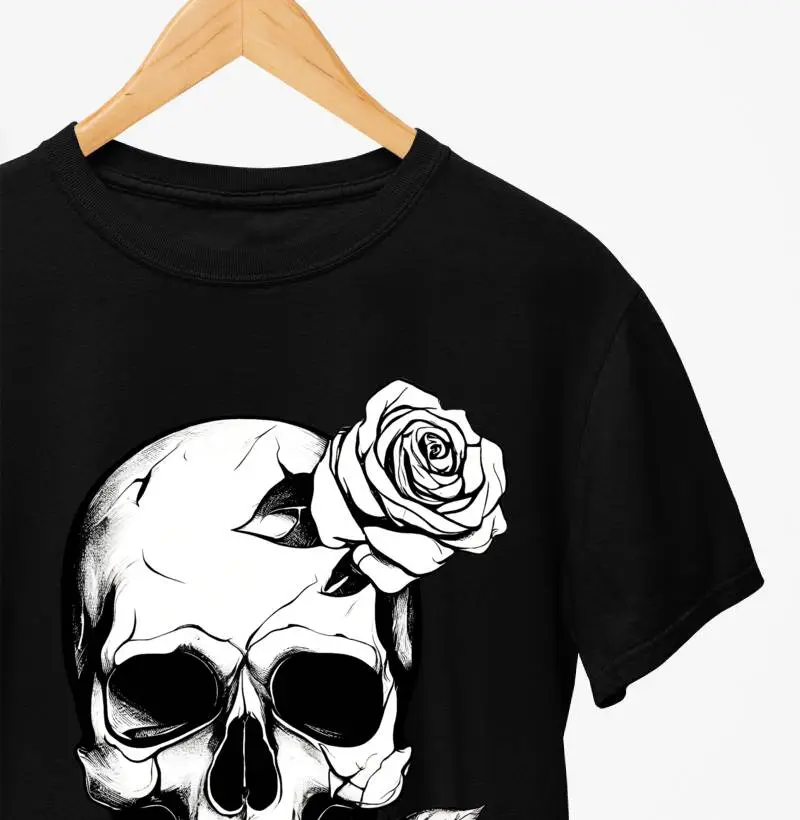Camiseta Reserva Ink - Caveira e Rosas