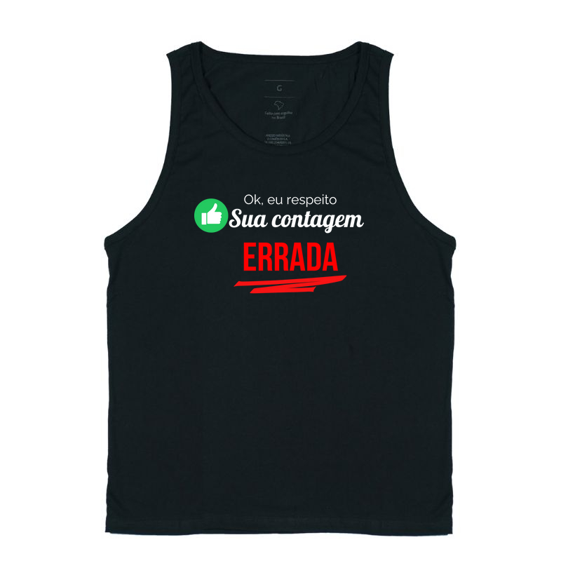 Ok, eu respeito sua contagem ERRADA