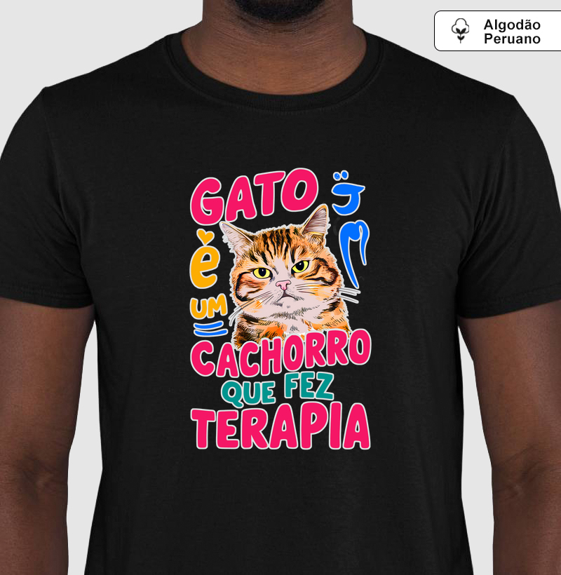 GATO TERAPIA - Camiseta Reserva.Ink Masc/Femin