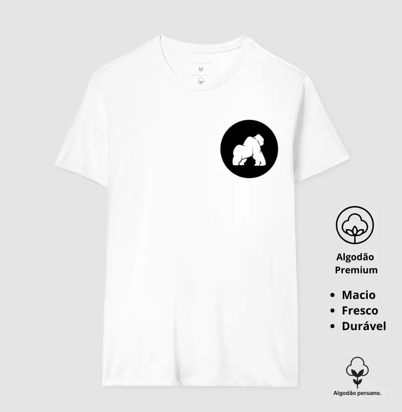 Camiseta Animalis 100% Algodão Peruano 