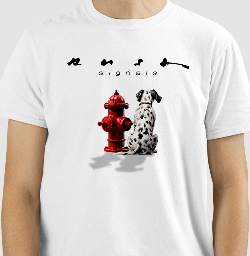 CAMISETA COM ESTAMPA RUSH SIGNALS