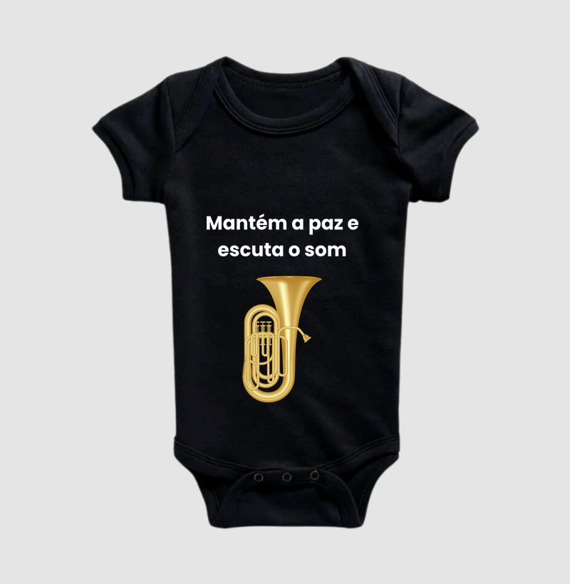 Mantém a Paz e Escuta o som na Tuba