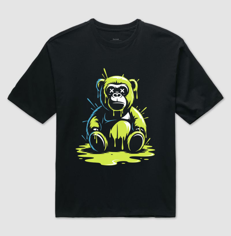 Camiseta "Melting Bear" - Arte Urbana
