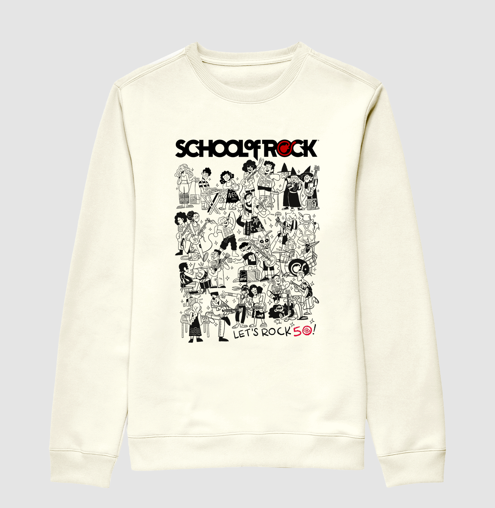 School of Rock 50 escolas - Moletom