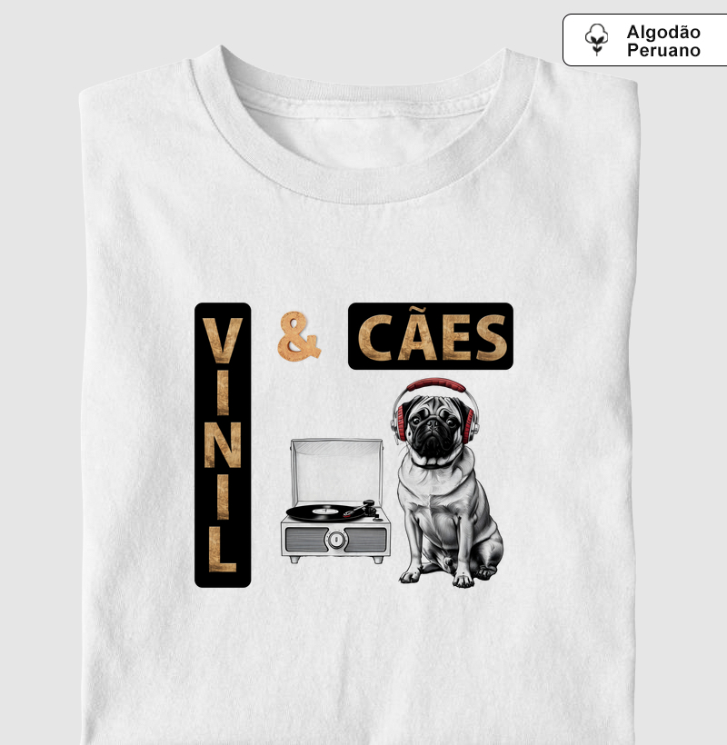 VINIL E CÃES - PUG