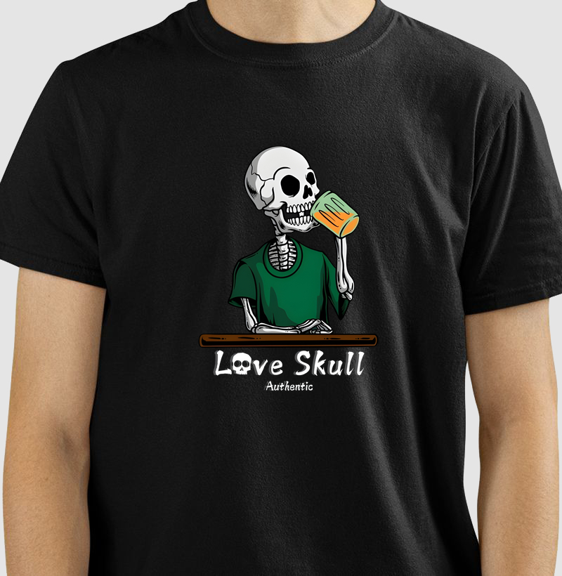 Camiseta Beer Skull