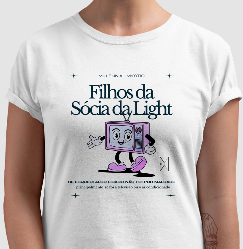 Camiseta Filhos da Sócia da Light