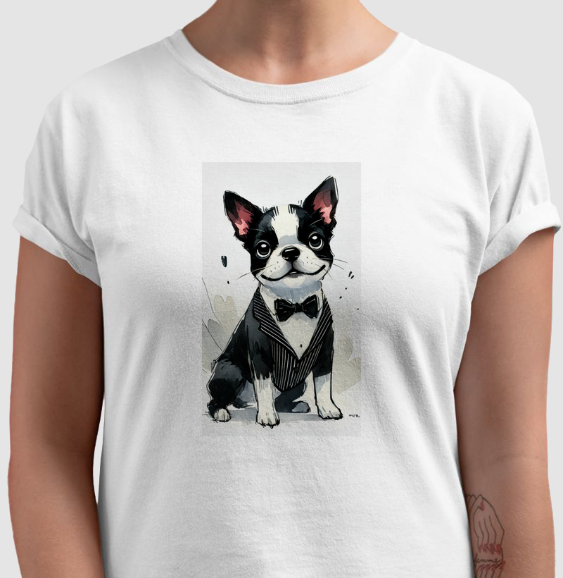 Boston Terrier - Pelos e Tintas 