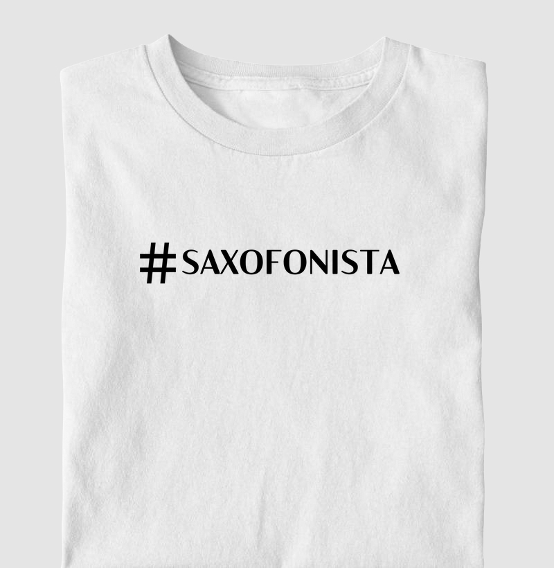 T-shirt #Saxofonista