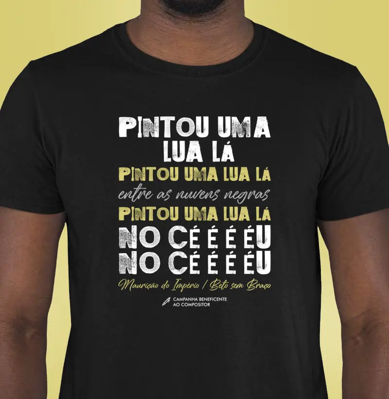 Pintou uma lua lá