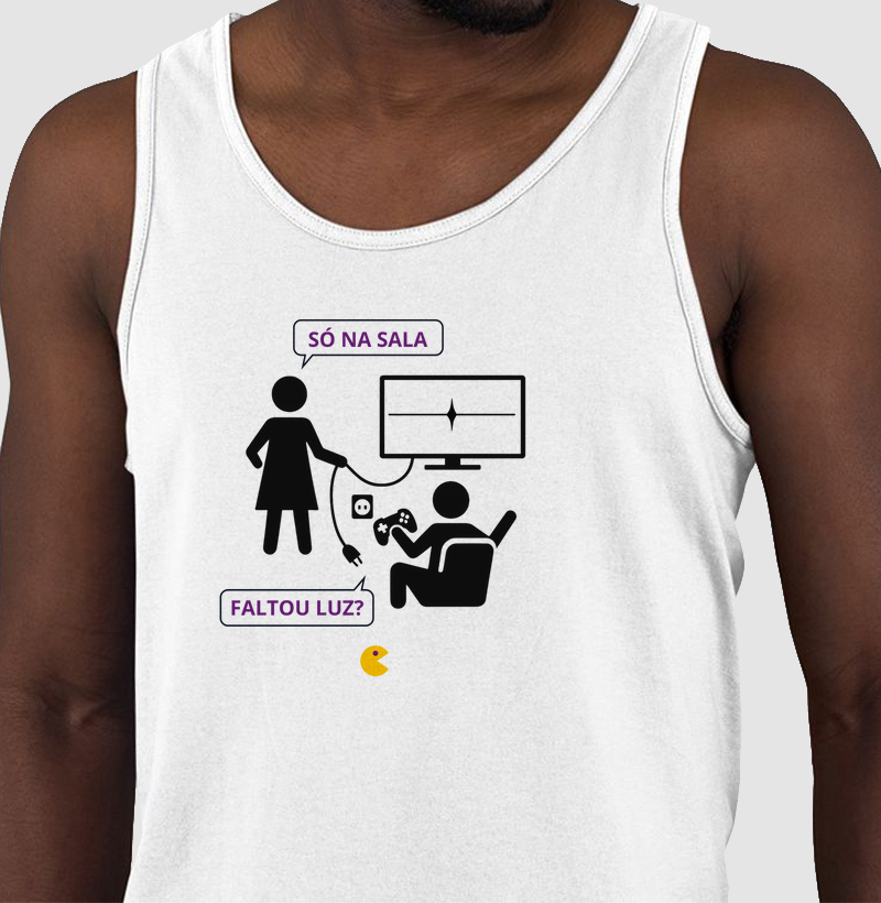 Faltou luz só na sala 