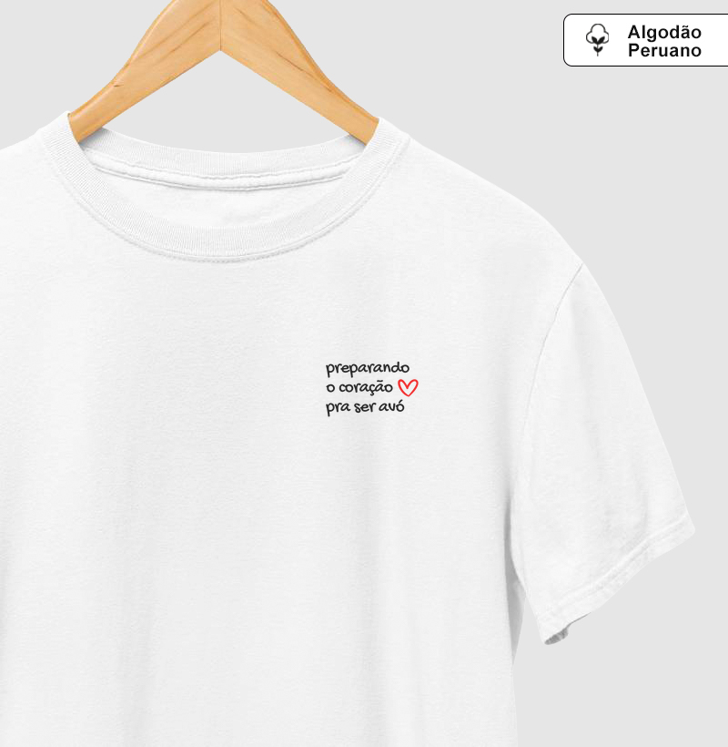 Preparando o coração pra ser avó (Algodão Peruano)