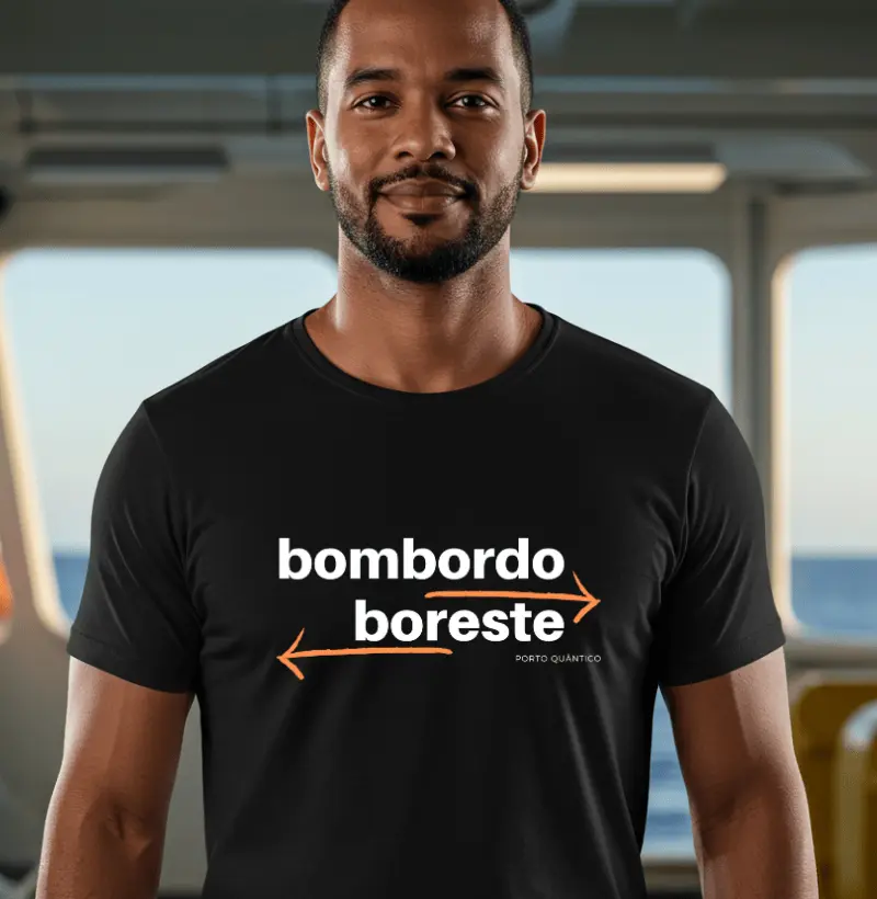 Camiseta Unissex 100% Algodão Peruano - Bombordo e Boreste