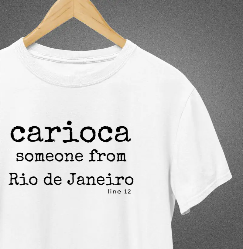 CARIOCA EM BRANCO | PRETO