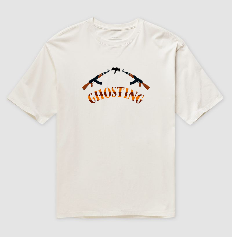 Camiseta Ghosting Oversized