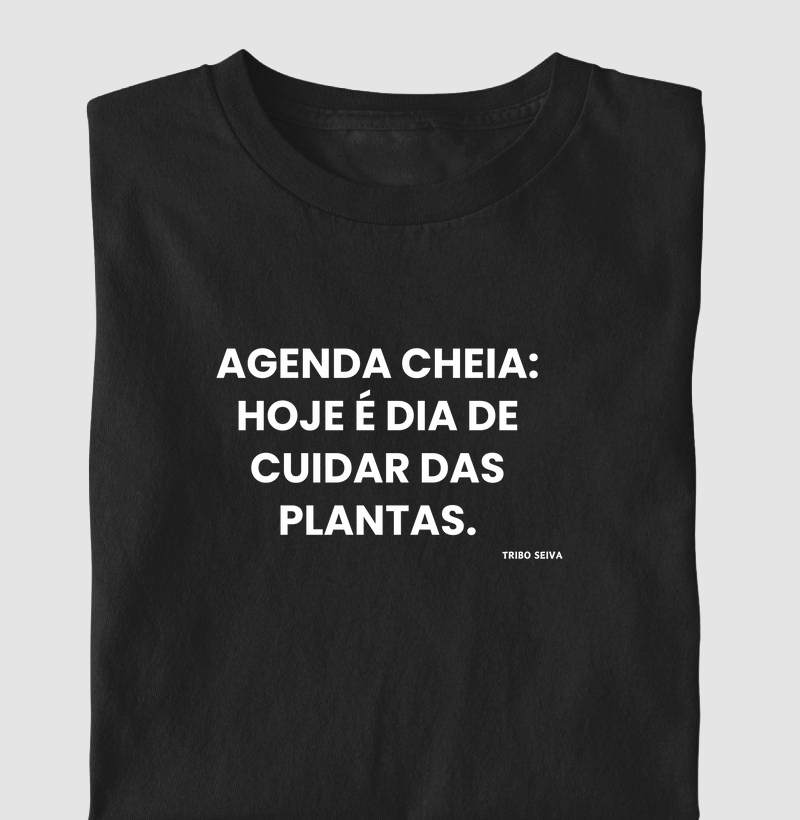 Agenda cheia: Hoje é...