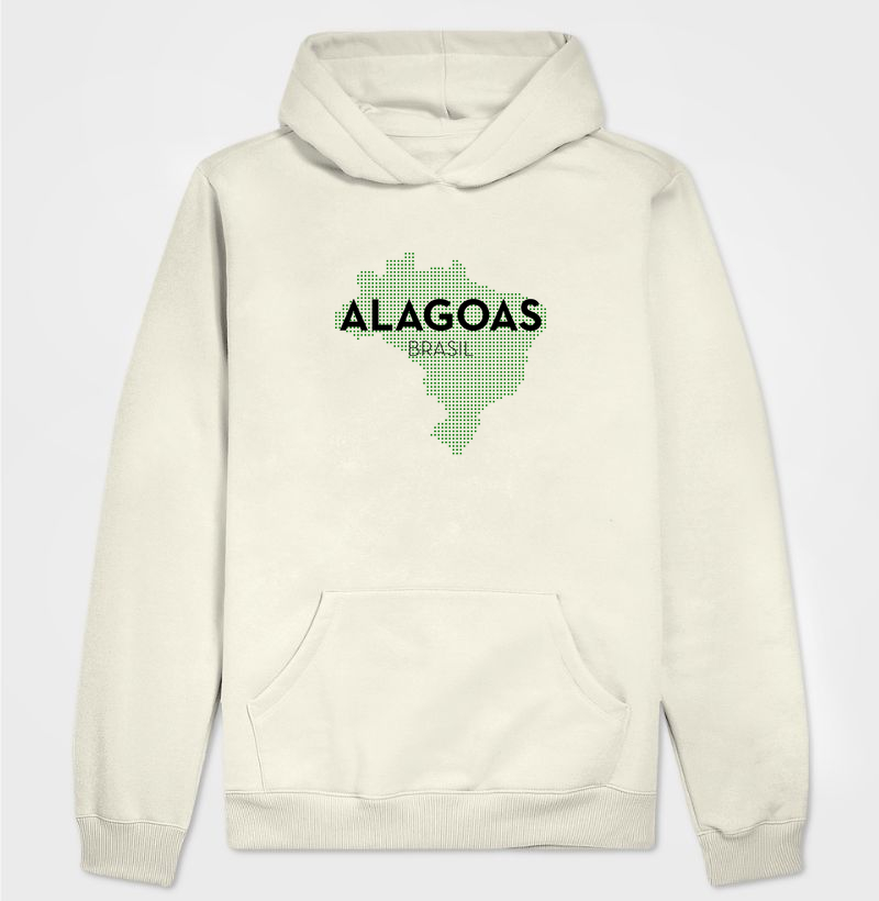 Moletom Alagoas Estado Mapa Brasil