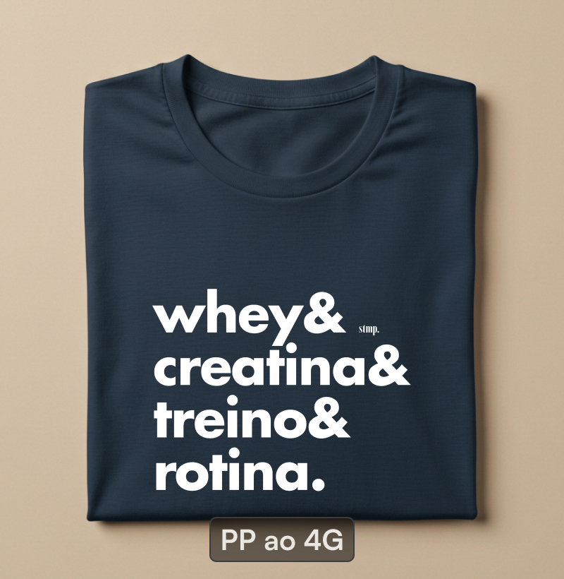 Whey & Creatina & Treino & Rotina.