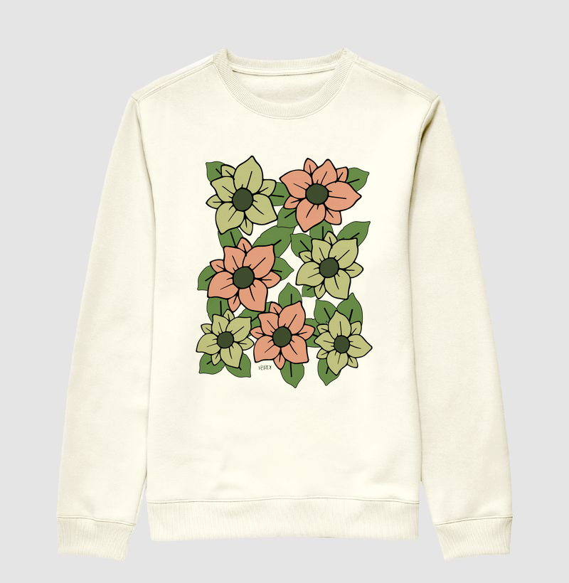 Flores estampa grande