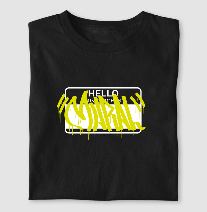 Mural "My Name Is" Verde